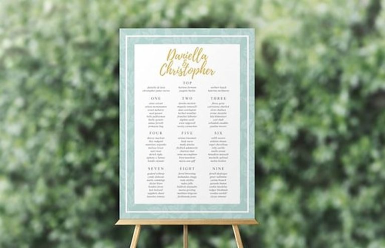Wedding Table Plans