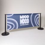 Café Barriers printed by Bumble Print