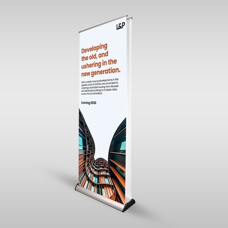 Double-Sided Roller Banners printed by Bumble Print