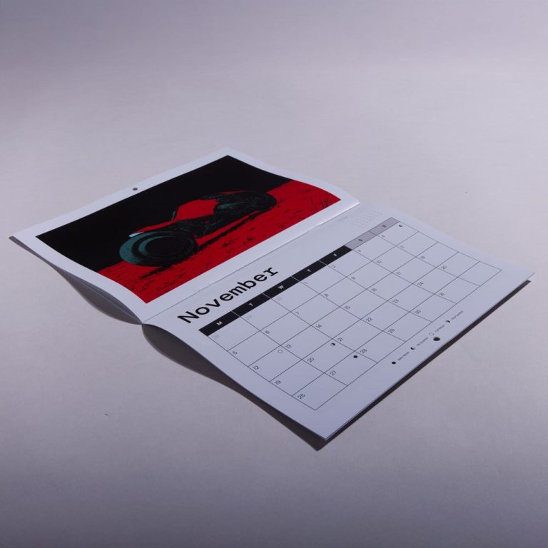 Drilled Hole Calendars printed by Bumble Print