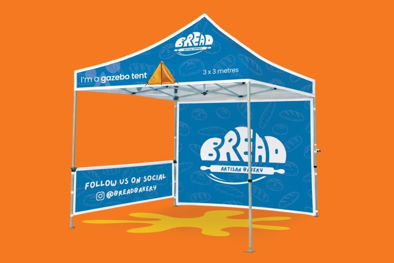 Gazebo Tents printed by Bumble Print