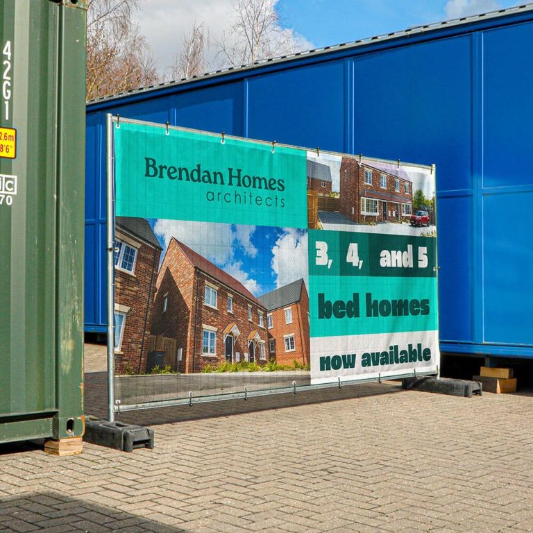 Heras® Fence Covers printed by Bumble Print