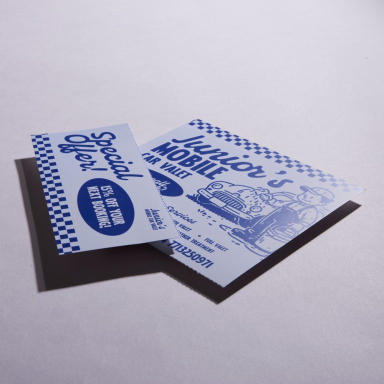 Perforated Flyers printed by Bumble Print