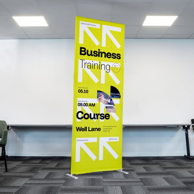 Stretch Fabric Tube Banners printed by Bumble Print