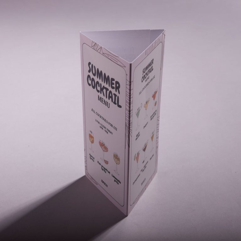 Table Talkers printed by Bumble Print