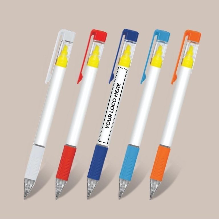 Printed Brights Ballpoint & Highlighter Pen