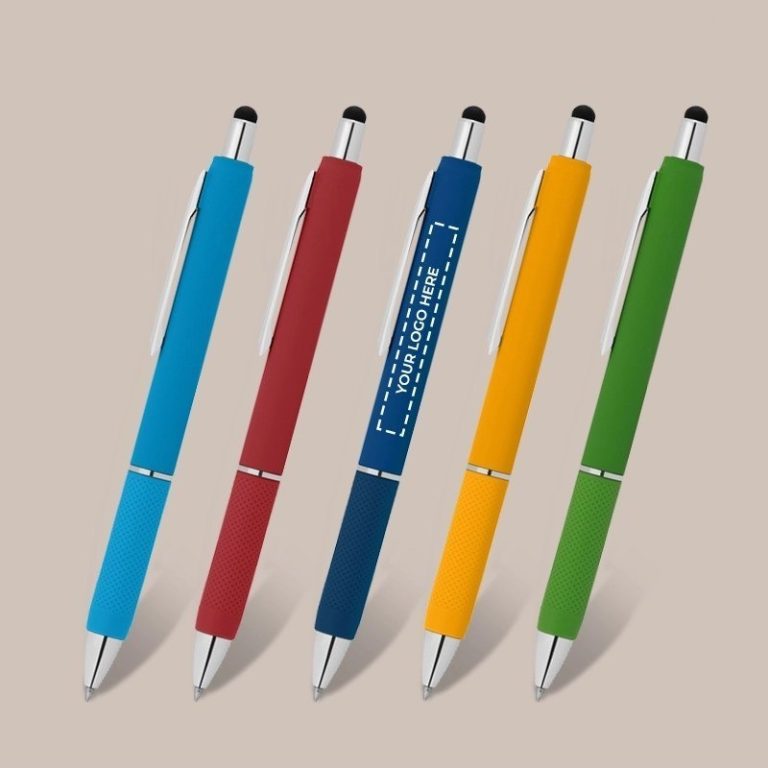 Printed Retractable Gel Stylus Pen