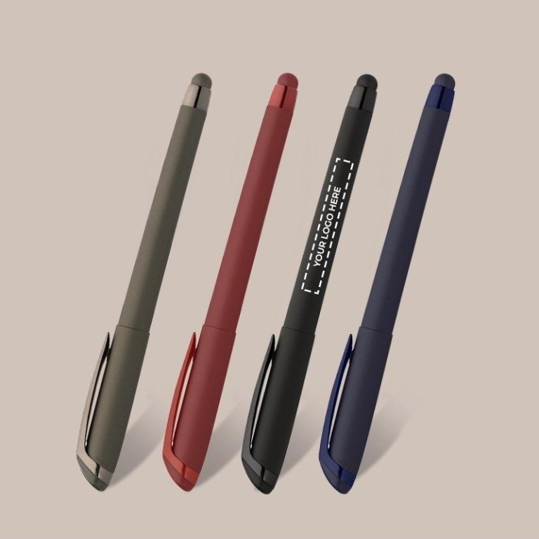 Printed Soft Touch Monochrome Gel Pen