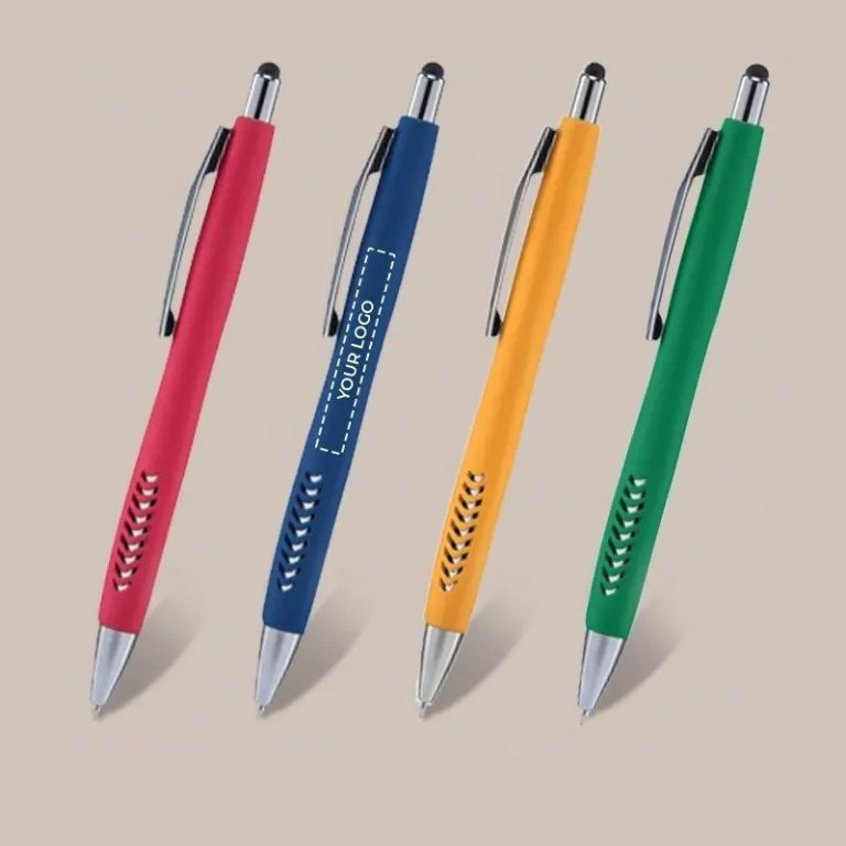 Printed Soft Touch Plastic Stylus Pen