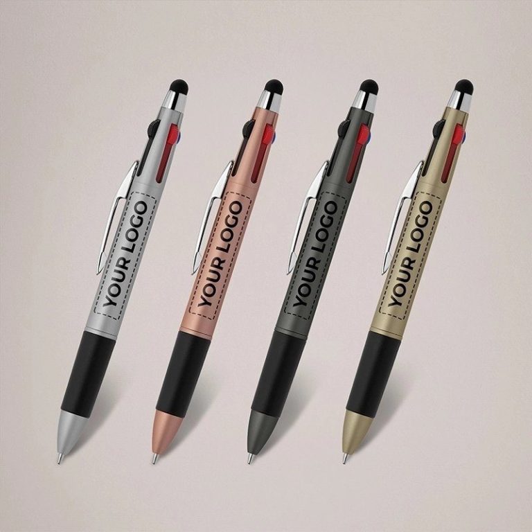 Printed Soft Touch Quattro Stylus Pen