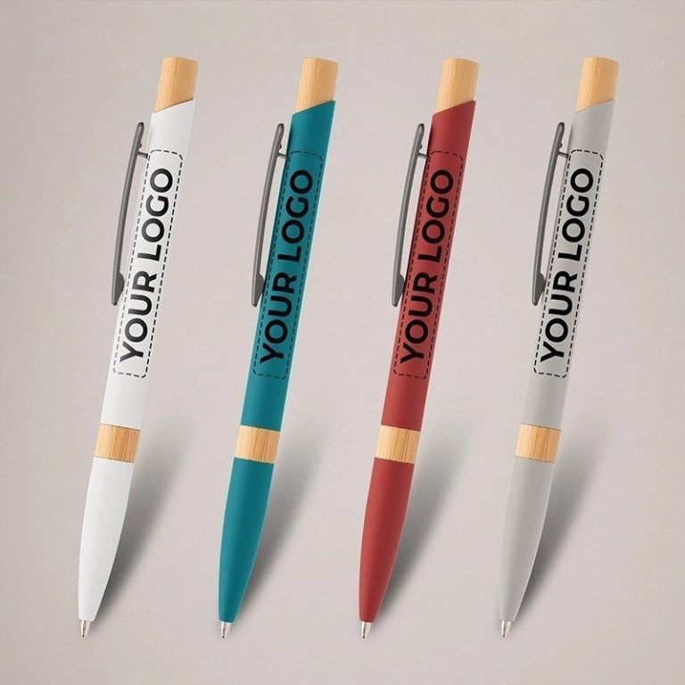 Printed Soft Touch Recycled Aluminium Pen