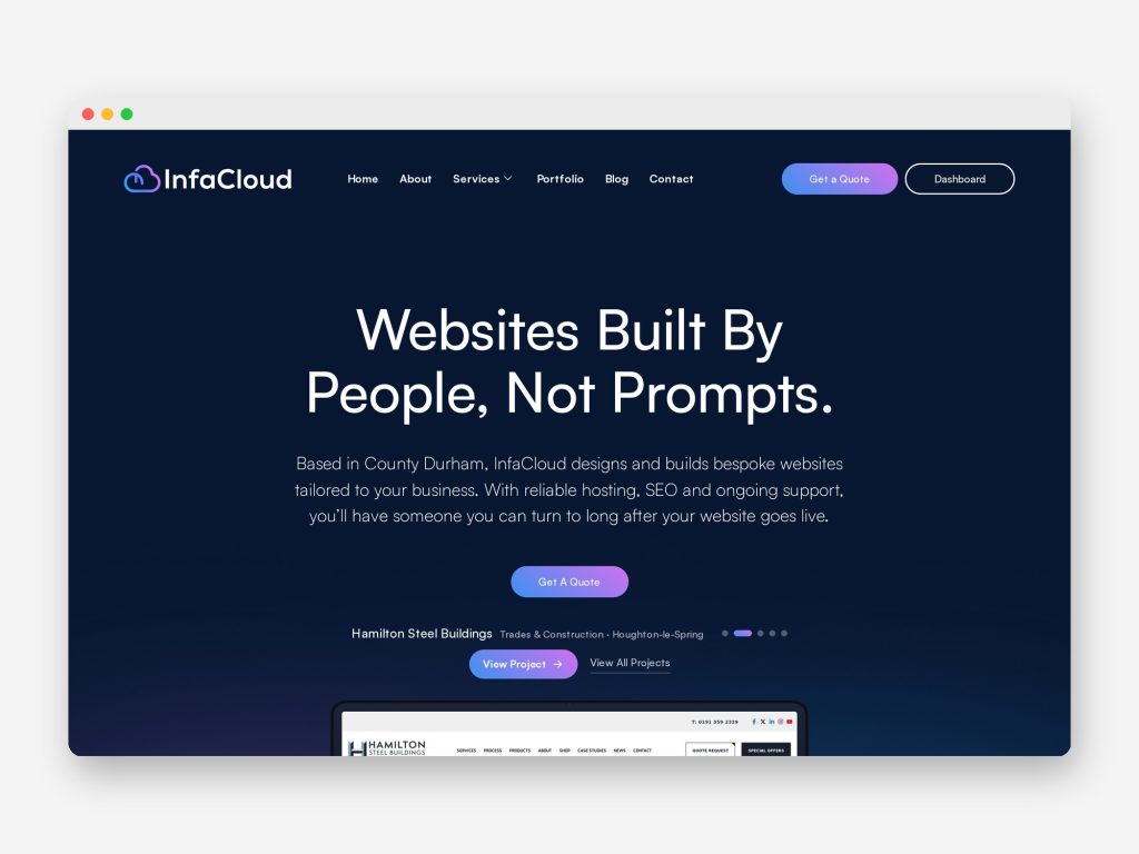 Website design by InfaCloud