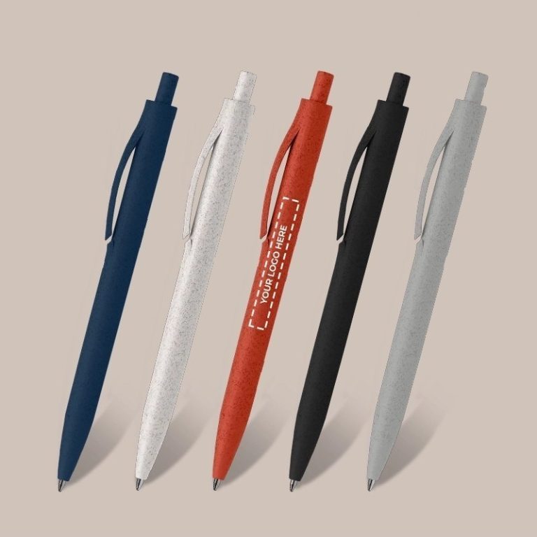 Printed Wheat Plastic Pen